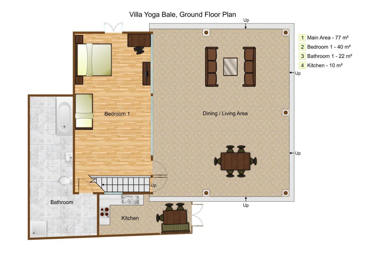 Oceanfront Citakara Sari Villas Candidasa Exterior foto