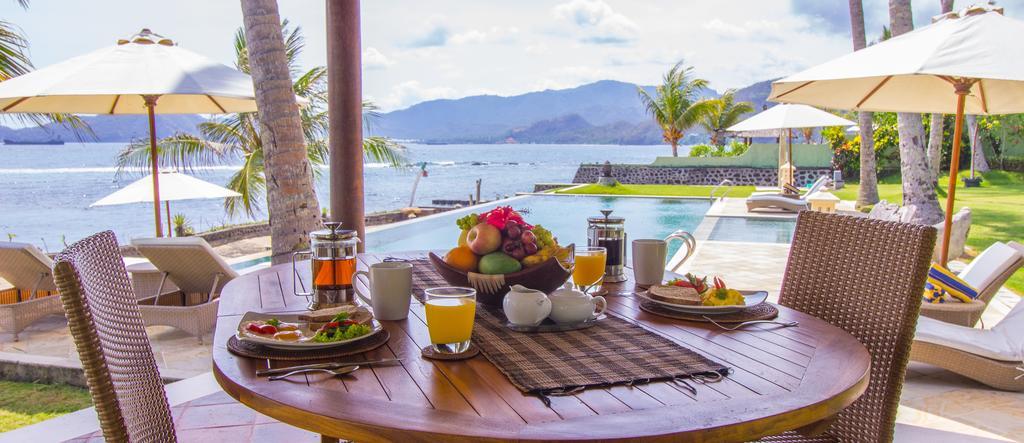 Oceanfront Citakara Sari Villas Candidasa Exterior foto